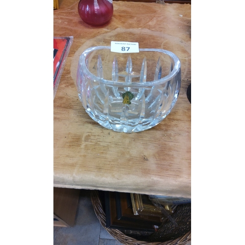 87 - Waterford Crystal Bowl