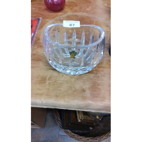 87 - Waterford Crystal Bowl