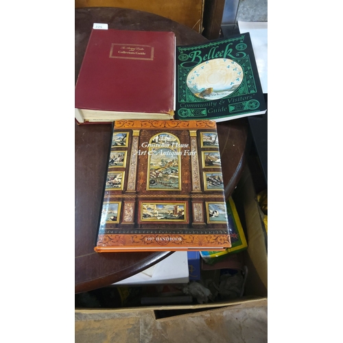 225 - Set of three collectible guides: Antique Trader Collectors Guide, Belleek Community & Visitors Guide... 