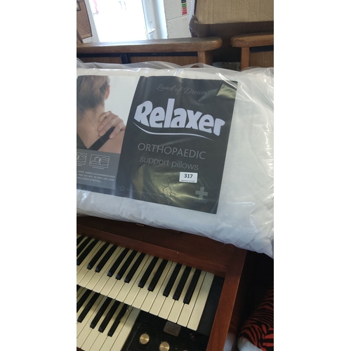317 - Set of orthopaedic Pillows
