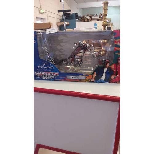 334 - Orange County Choppers die-cast model from 