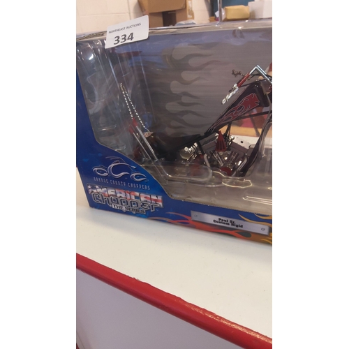 334 - Orange County Choppers die-cast model from 