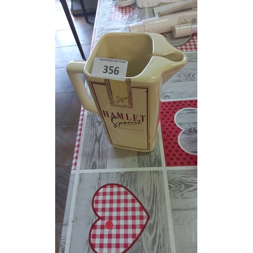 356 - Ceramic jug with 