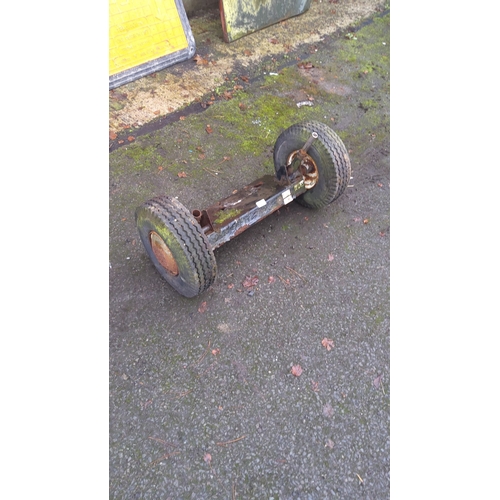 458 - 3ft axle with wheels