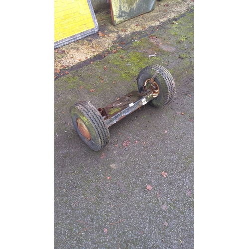 458 - 3ft axle with wheels