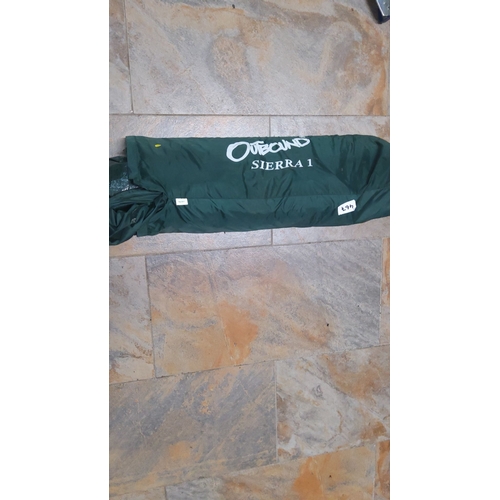 467 - Outbound Sierra 1 camping tent in green carrying case.