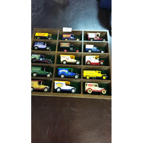 190 - Set of 15 vintage die-cast model delivery vans, featuring various authentic brand liveries. Includes... 