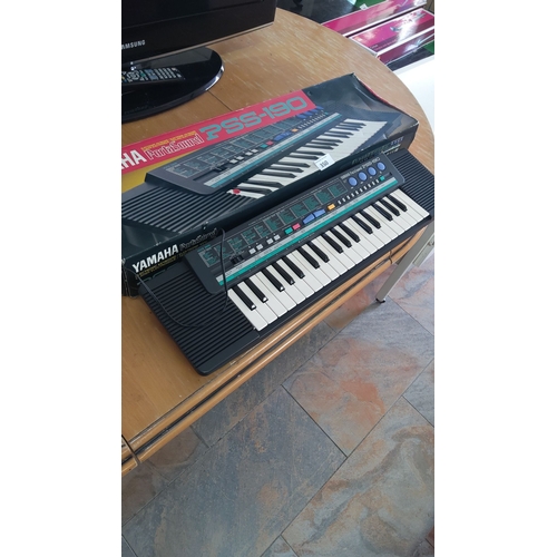 350 - Yamaha PortaSound PSS-190 electronic keyboard with original box, featuring 49 keys and multiple soun... 
