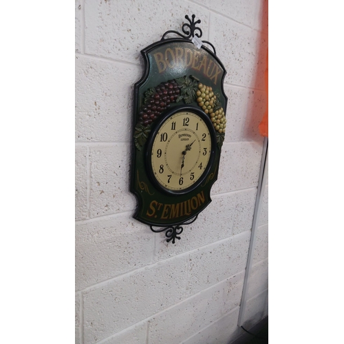394 - Heavy Wall clock featuring 
