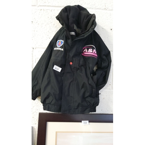 419 - Childs Scania Jacket (3-4 years)