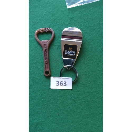 363 - Pair of bottle openers, including vintage 