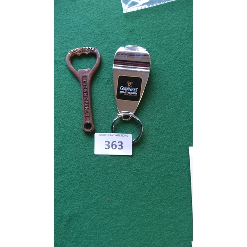 363 - Pair of bottle openers, including vintage 