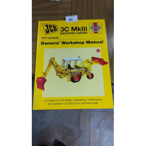 40 - 1977 JCB Owners Workshop Manual