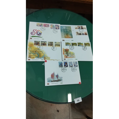 105 - Lot of 5 First Day Covers.(Nine Years War Kinsale 1601,50th Comhaltas,Irish Heritage in Australia,Eu... 