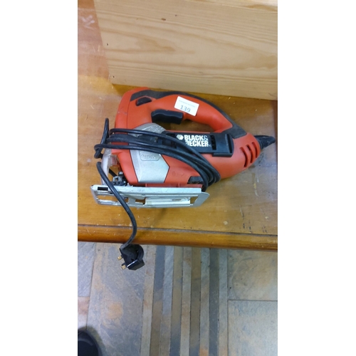 139 - Black & Decker Jigsaw (working and needs blade)