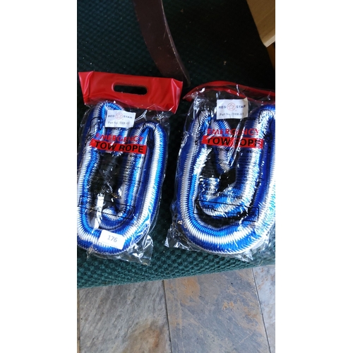 176 - 2 new super strong tow ropes