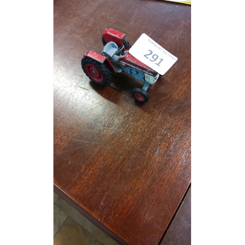 291 - Vintage Massey Ferguson 165 die-cast model tractor.