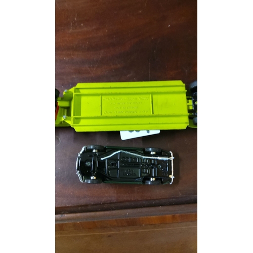 485 - Matchbox Super Kings die-cast transporter and car, K-19 Model, produced by Lesney Products, 1981