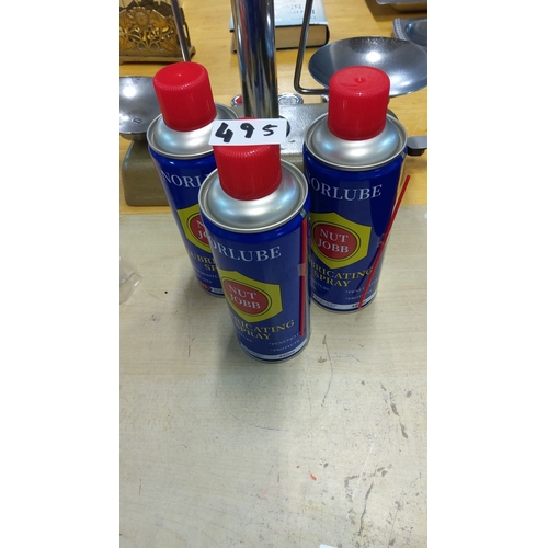 495 - 3 cans of release spray