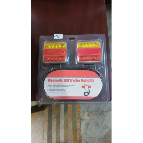 499 - Set of new magnetic trailer lights