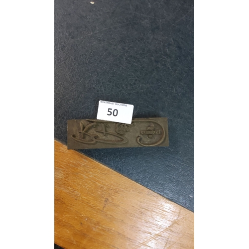 50 - Vitage Shop Stamp (K P Ellis Oxford St London)