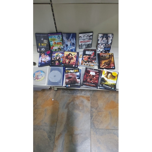 136 - Mixed Lot of 15 DVDs: A diverse collection of films and series, spanning drama, action, animation, a... 