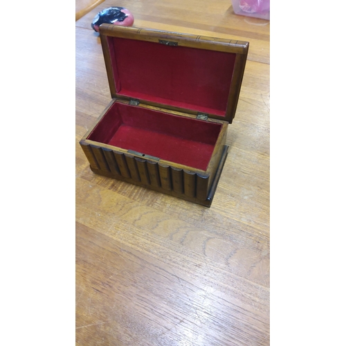 38 - Italian Sorrento Puzzle Jewellery Box in the form of books with hinged lid