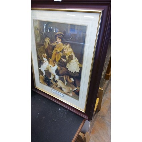 67 - Framed print of 