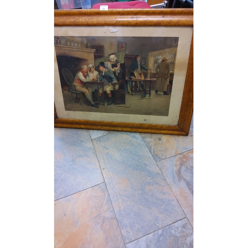 84 - Framed 19th-century print 