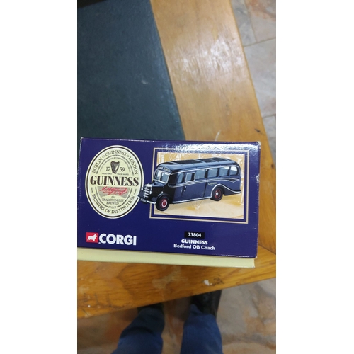 234 - Corgi 33804 Guinness Bedford OB Coach diecast model, limited edition, presented in original box with... 