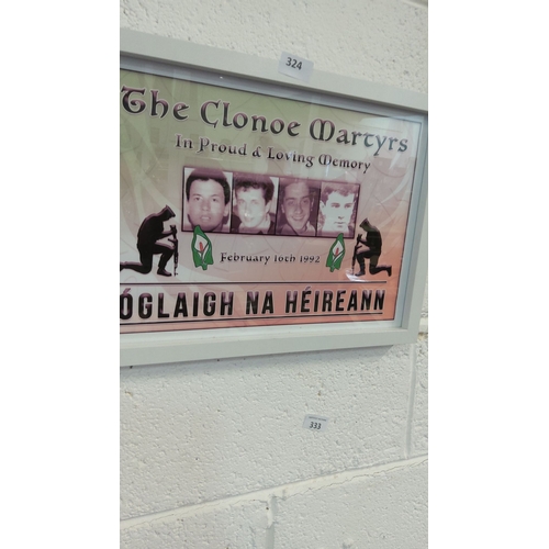 324 - Clonoe Martyrs Print in Frame