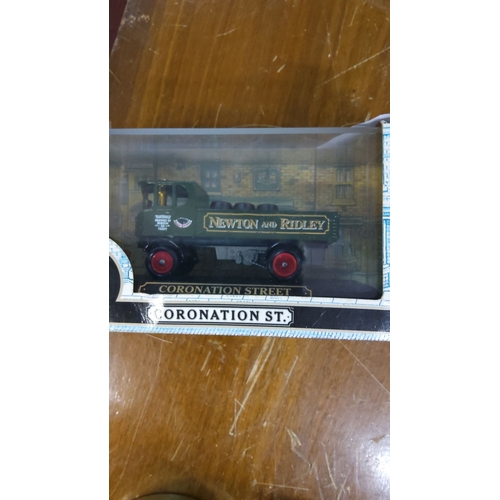 241 - Limited edition Coronation Street die-cast souvenir truck, featuring Newton & Ridley branding. Prese... 