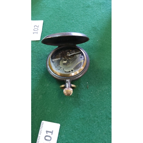 102 - Excelsior Military Swiss Pocket Stopwatch No.3364 (perfect working order circa 1911)