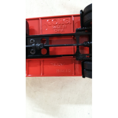 6 - Corgi die-cast scale model delivery truck in red and yellow “Mackintosh’s Quality Street” livery