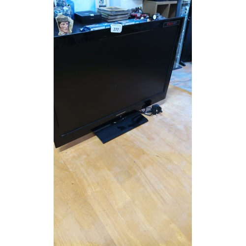 277 - Nordmende 24-inch LED television, model NM24913LED, black, with HDMI, VGA, SCART and SPDIF inputs, i... 