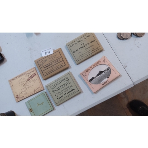 364 - Collection of six mid-20th-century tourist souvenir photograph booklets, each housing twelve real ph... 