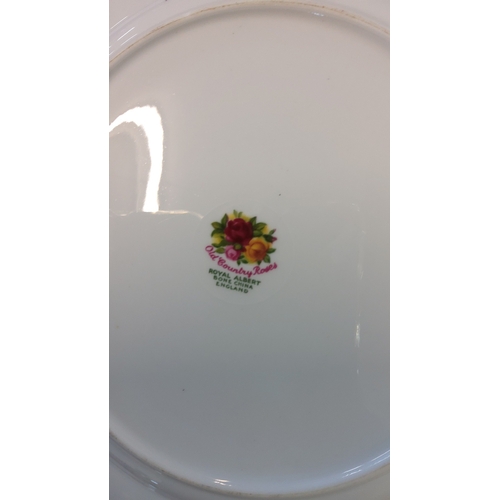 38 - Set of 6 English bone china salad plates, Royal Albert 