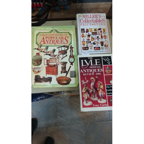 55 - Group of three antiques and collectibles reference books: 