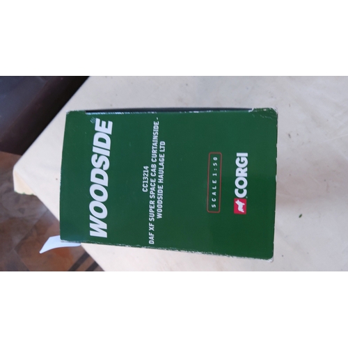 10 - A boxed Corgi limited edition 1:50 scale die-cast model, DAF XF Super Space cab curtainside truck an... 