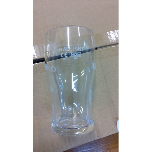 51 - Box of 24 Guinness half pint glasses