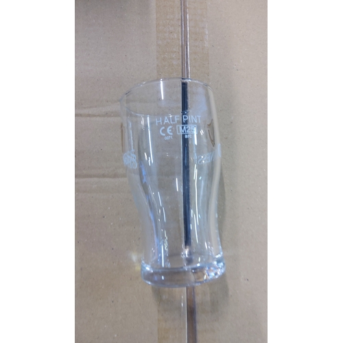 124 - Guinness half pint glasses x 24 in original box