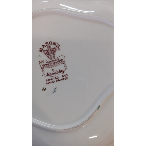 15 - Mason’s Ironstone ‘Mandalay’ octagonal serving dish.