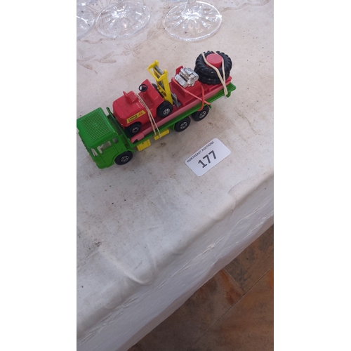 177 - Corgi Toys die-cast Carrimore Car Transporter, model K-13/20, marked “Corgi Toys Super Kings”, with ... 