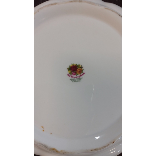 185 - Royal Albert bone china covered tureen, decorated in the ‘Old Country Roses’ pattern with polychrome... 