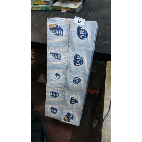 22 - A group of 1000 Harp Irish Lager beer mats.