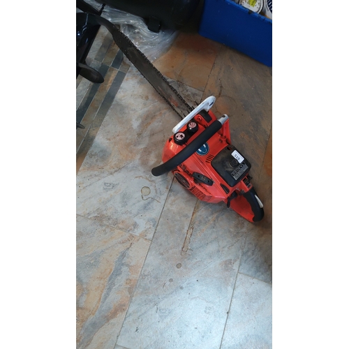 519 - Petrol chainsaw,Echo model 550EVL, with front hand guard, top filler caps, recoil starter housing, a... 
