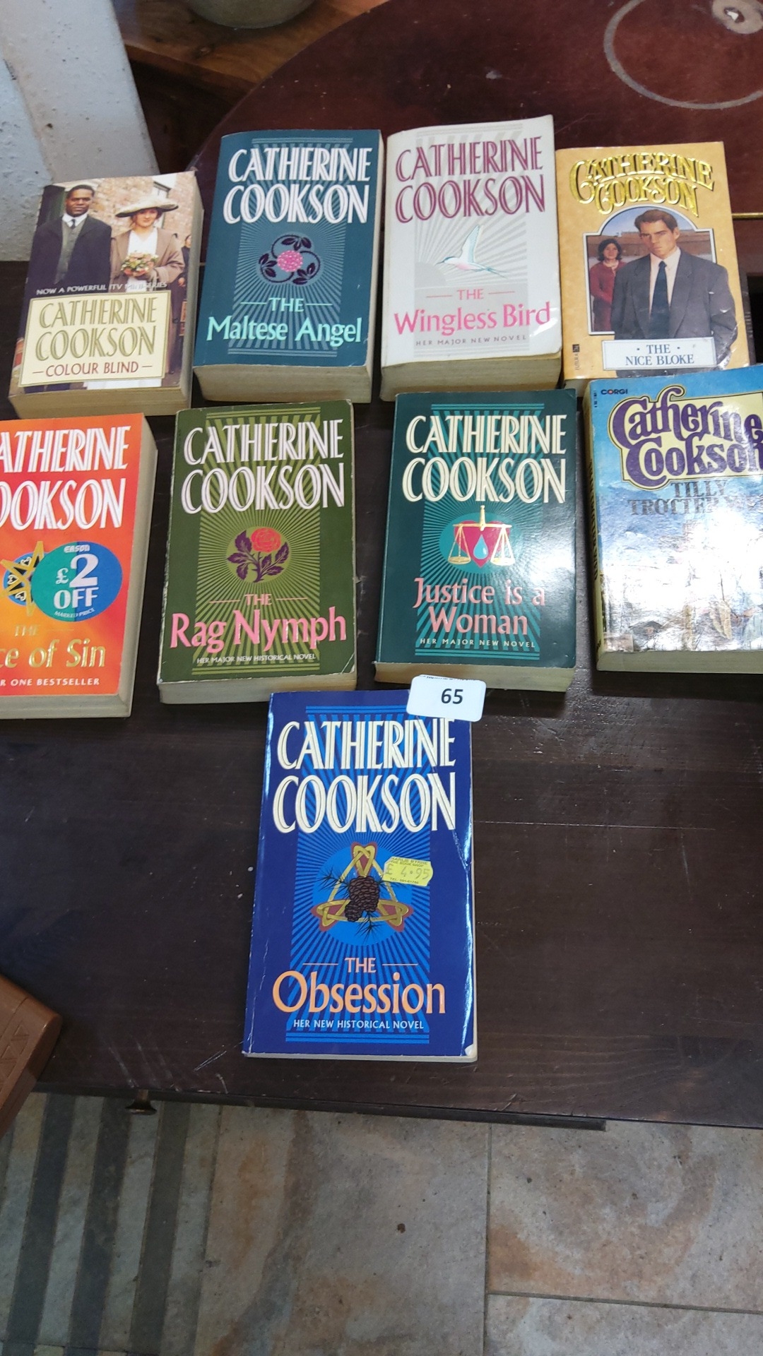 A collection of 9 Catherine Cookson paperback novels.