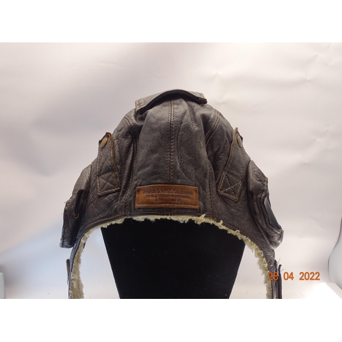 Perrone Leather Flying Helmet (C0)