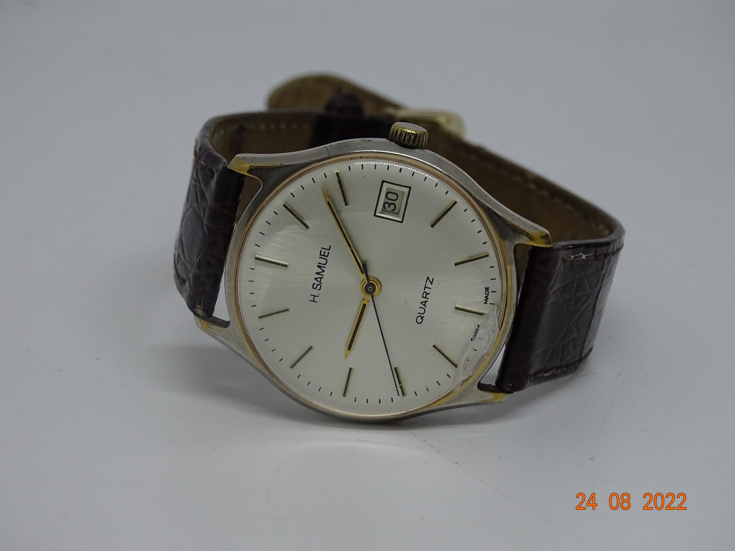 Gent's 1960's H Samuel Wrist Watch (small damage to glass) in working ...