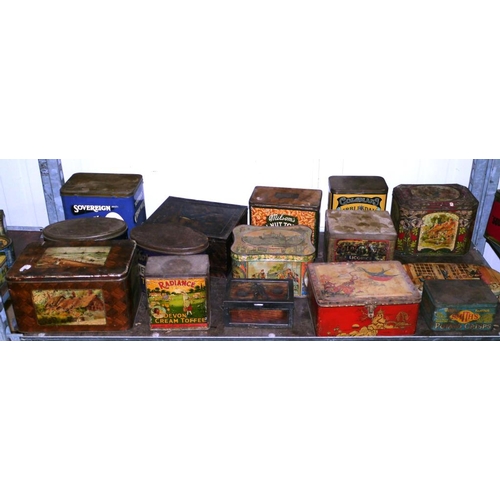 42 - Collection of early tins - toffee & others